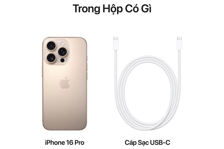 Điện thoại iPhone 16 Pro 512GB Màu Titan Sa Mạc