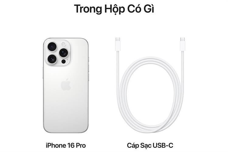 Điện thoại iPhone 16 Pro 1TB Màu Titan trắng