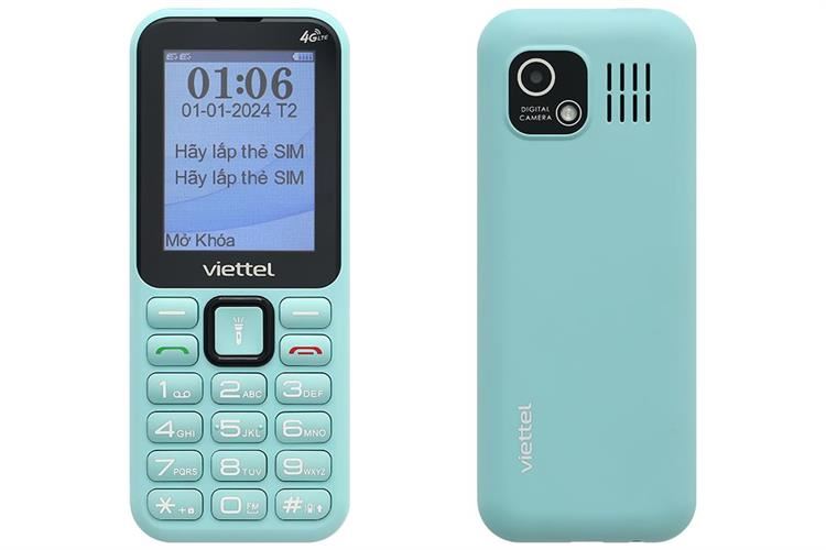 Điện thoại Viettel Sumo 4G T2 Màu Xanh mint