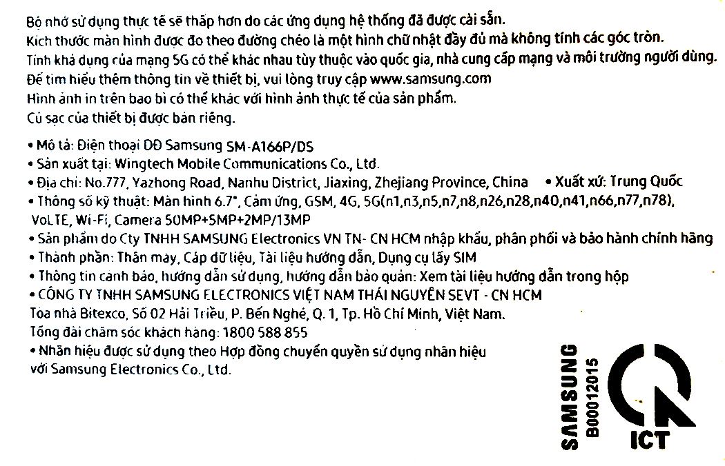 Điện thoại Samsung Galaxy A16 5G 8GB/256GB - 13