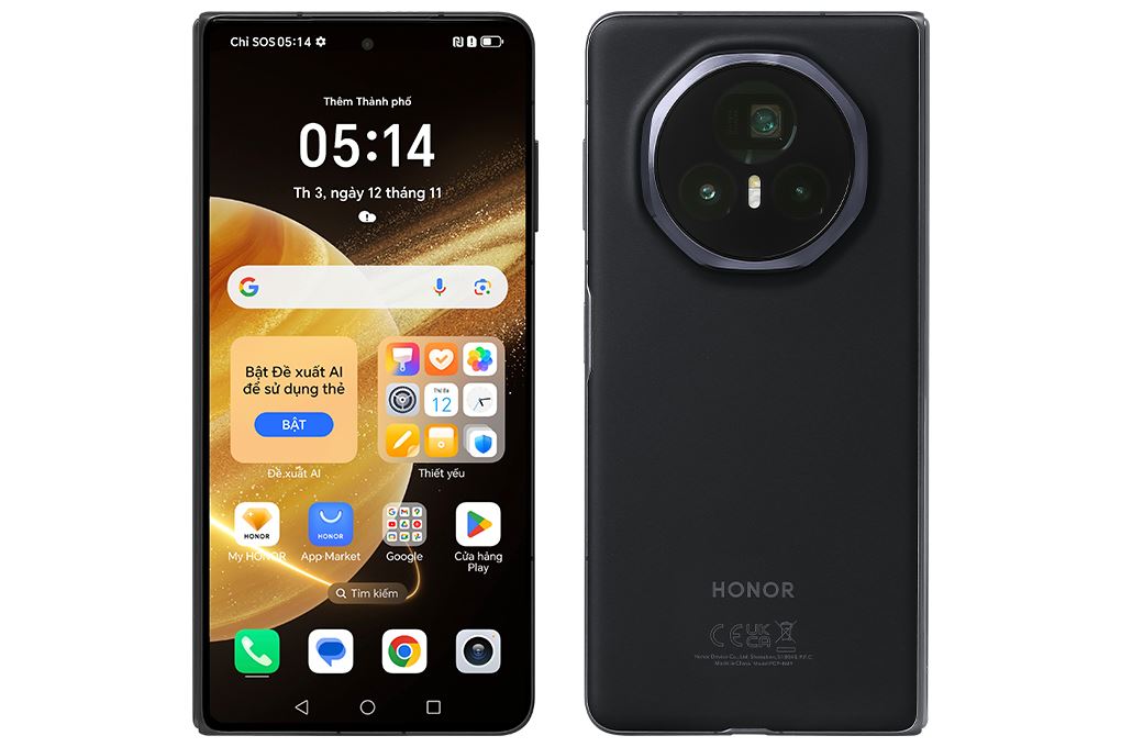 Điện thoại HONOR Magic V3 5G 12GB/512GB Màu Đen
