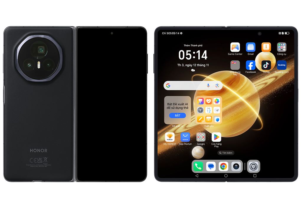 Điện thoại HONOR Magic V3 5G 12GB/512GB Màu Đen