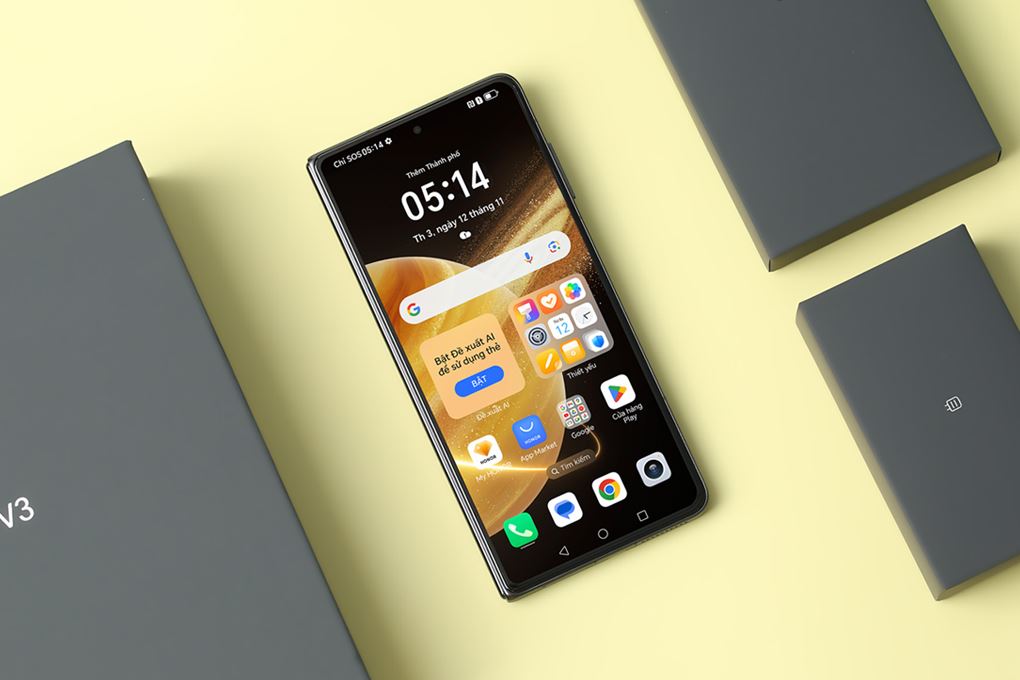 Điện thoại HONOR Magic V3 5G 12GB/512GB Màu Đen