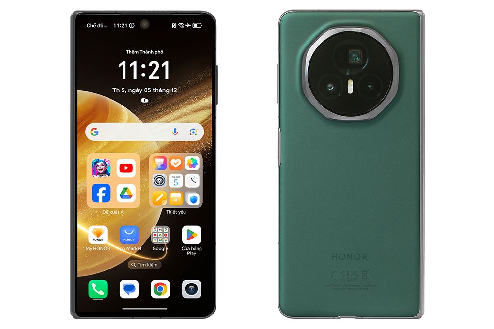 Điện thoại HONOR Magic V3 5G 12GB/512GB Màu Xanh lá