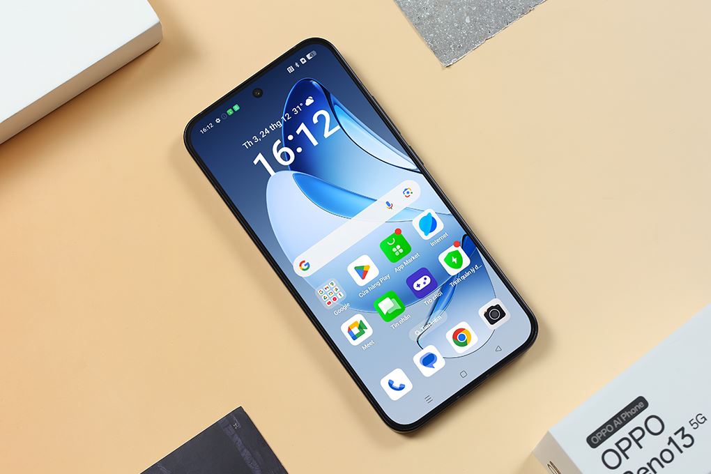 Điện thoại OPPO Reno13 5G 12GB/256GB Màu Xanh Dương