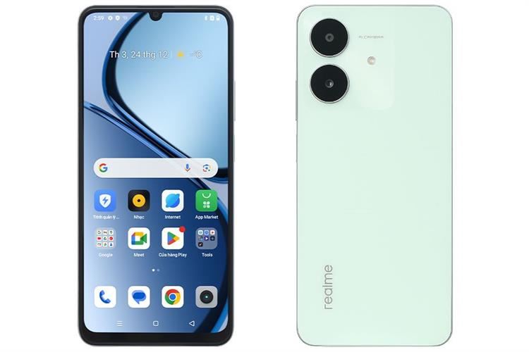 Điện thoại realme Note 60x 3GB/64GB Màu Xanh lá nhạt