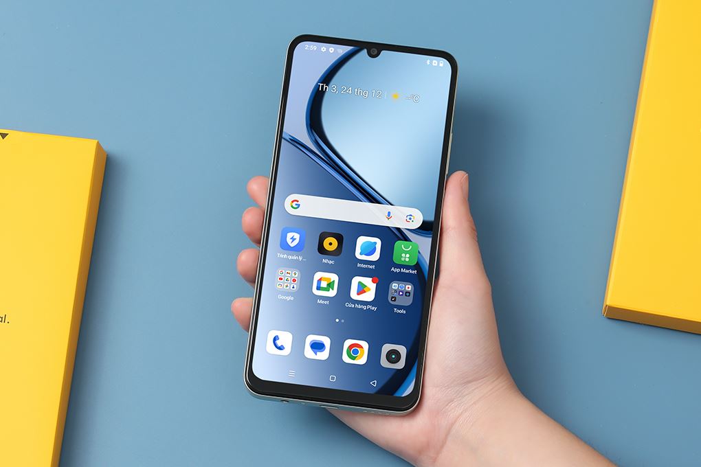 Điện thoại realme Note 60x 4GB/64GB Màu Xanh lá nhạt
