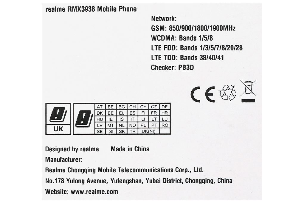 Điện thoại realme Note 60x 4GB/64GB Màu Xanh lá nhạt