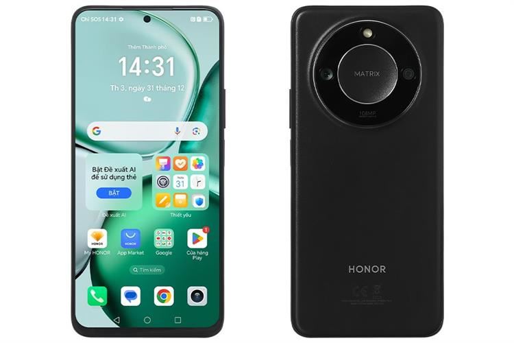 Điện thoại HONOR X9c Smart 5G 12GB/256GB Màu Đen