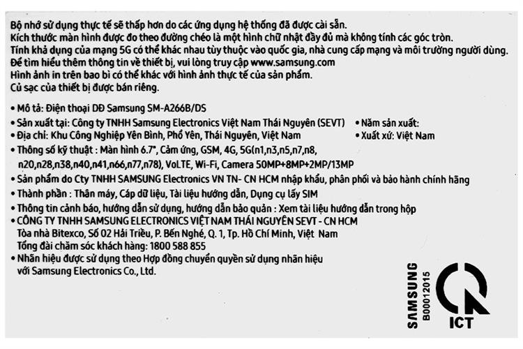 Điện thoại Samsung Galaxy A26 5G 8GB/256GB Màu Hồng