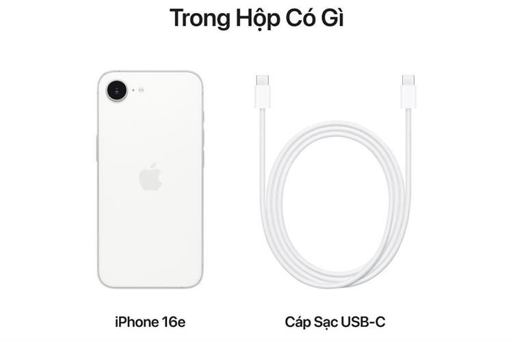 Điện thoại iPhone 16e 256GB Màu Trắng