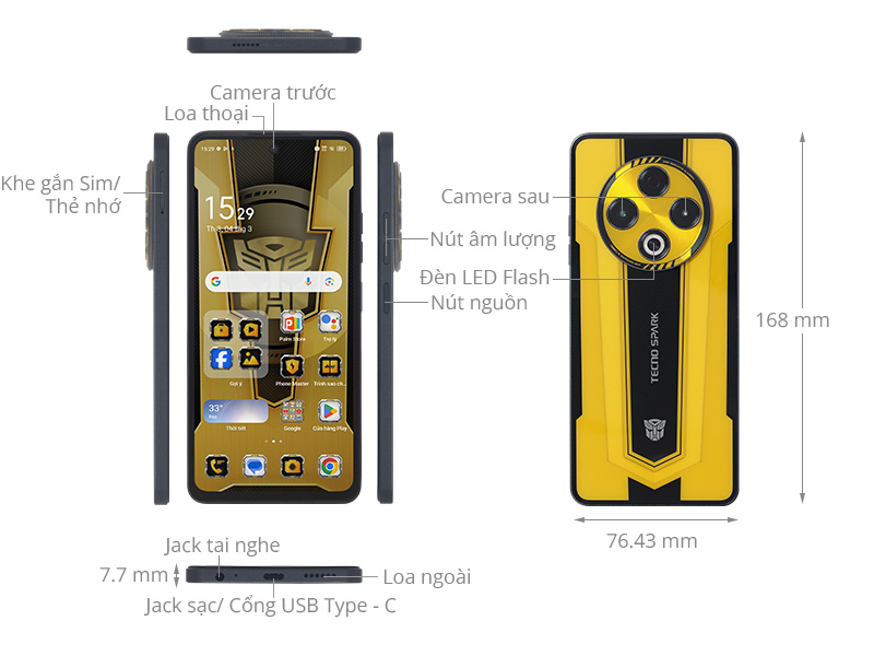 Tecno Spark 30 8GB/128GB