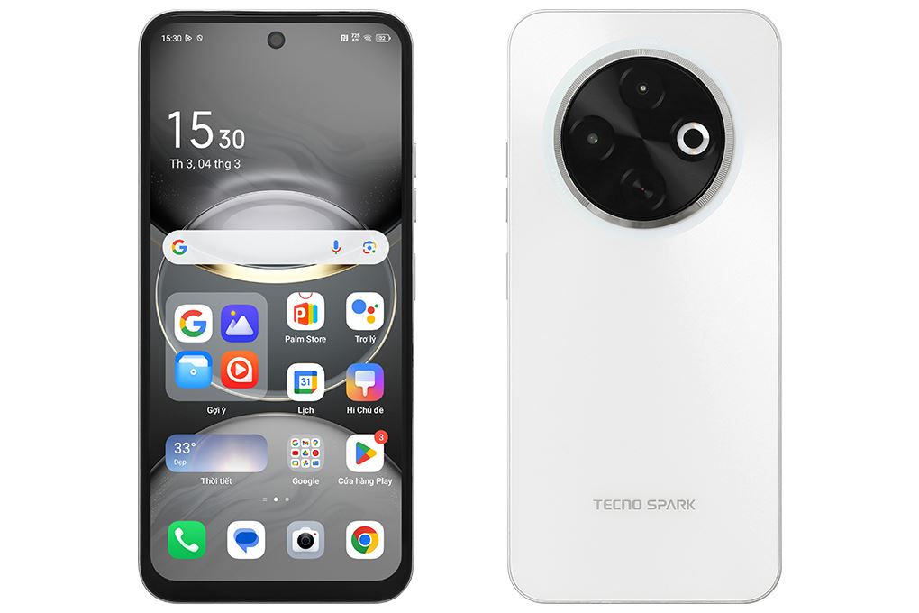 Điện thoại Tecno Spark 30C 6GB/128GB Màu Trắng