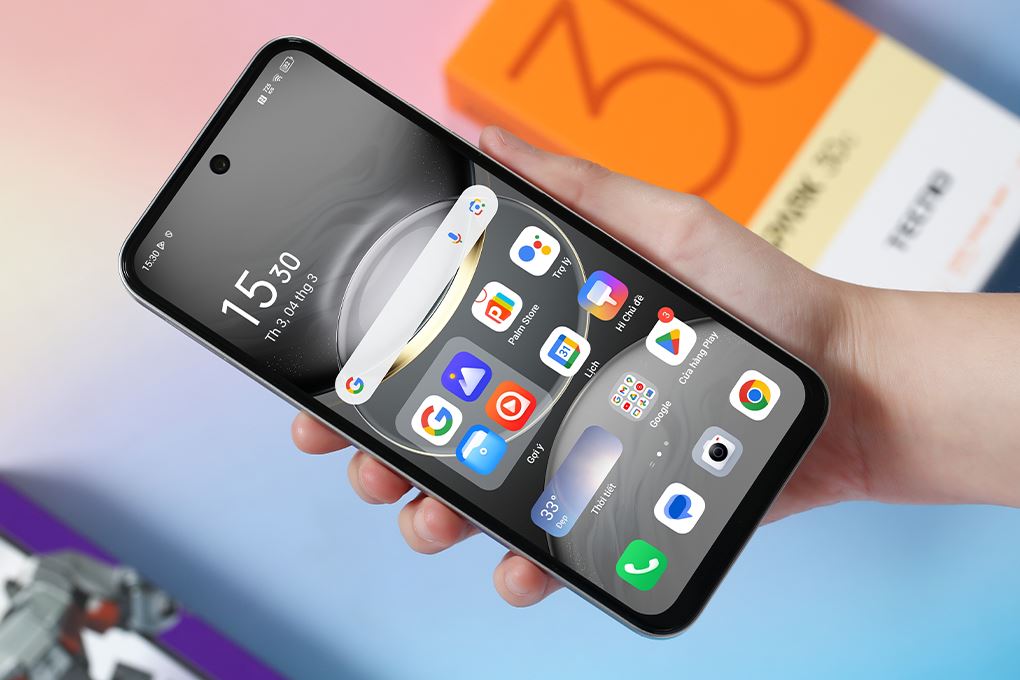 Điện thoại Tecno Spark 30C 6GB/128GB Màu Trắng