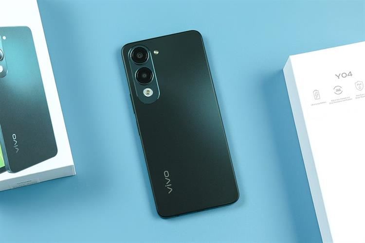 Điện thoại vivo Y04 6GB/128GB Màu Xanh đen