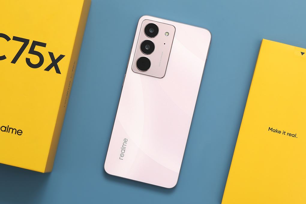 Điện thoại realme C75x 8GB/128GB Hồng - 5