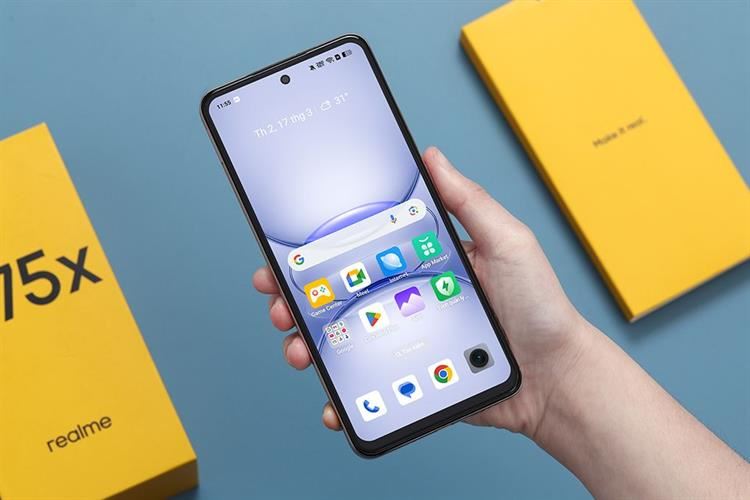Điện thoại realme C75x 8GB/256GB Màu Hồng