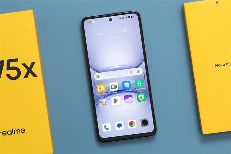 Điện thoại realme C75x 8GB/256GB Màu Hồng