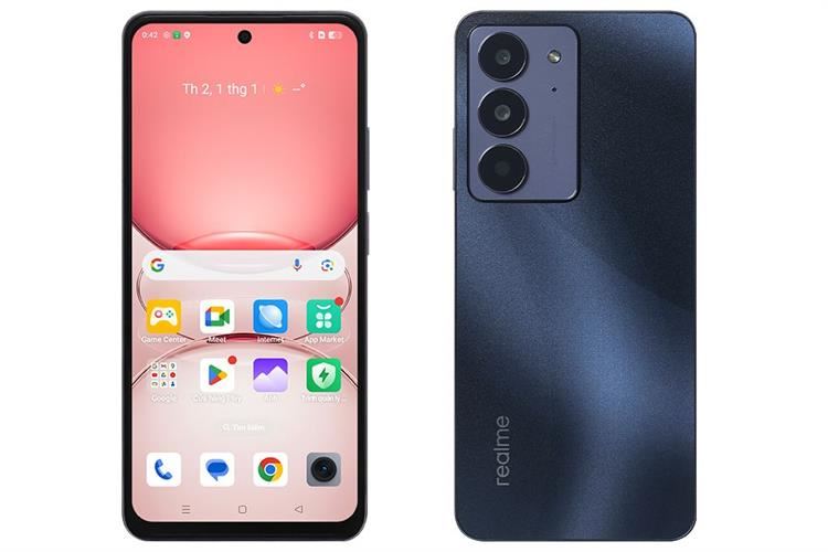 Điện thoại realme C75x 8GB/256GB Màu Xanh Dương