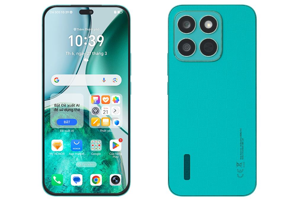 Điện thoại HONOR X8c 8GB/256GB Màu Xanh lá