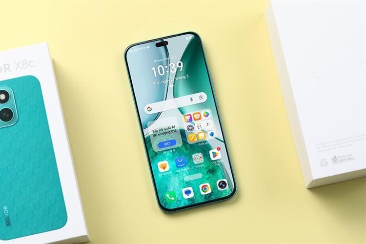 Điện thoại HONOR X8c 8GB/256GB Màu Xanh lá