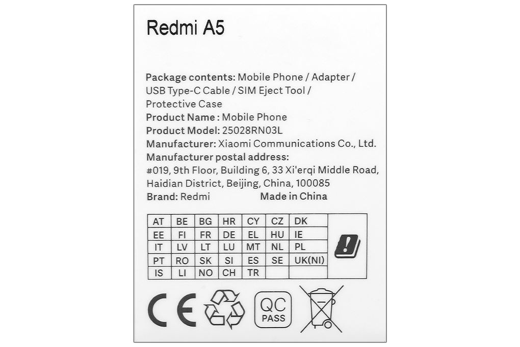 Xiaomi Redmi A5 3GB/64GB Đen - 14