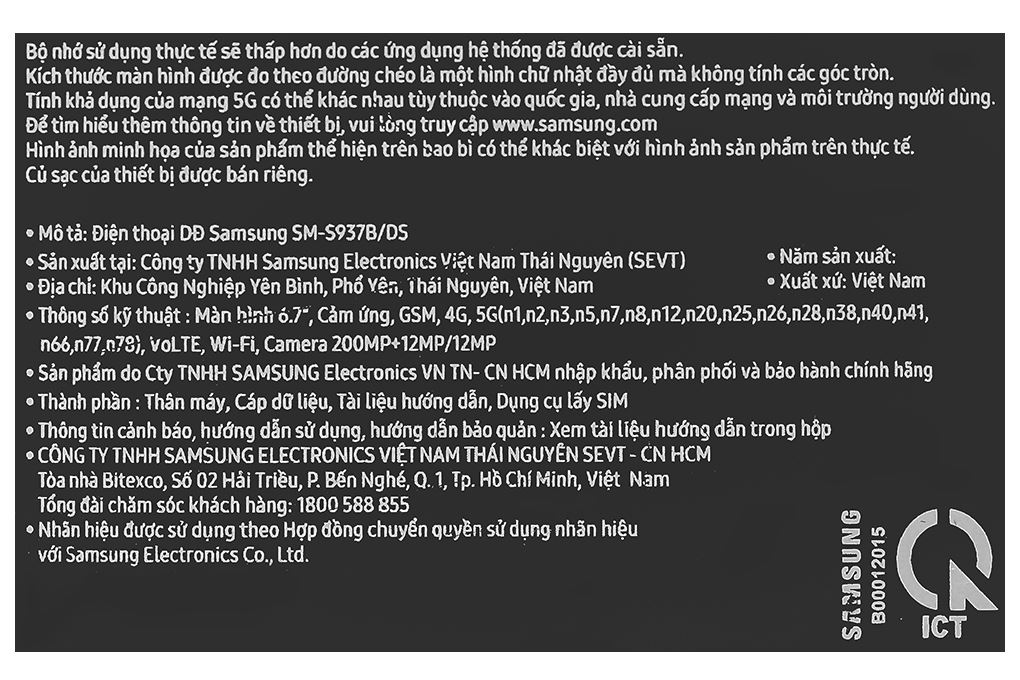 Điện thoại Samsung Galaxy S25 Edge 5G 12GB/512GB Màu Bạc