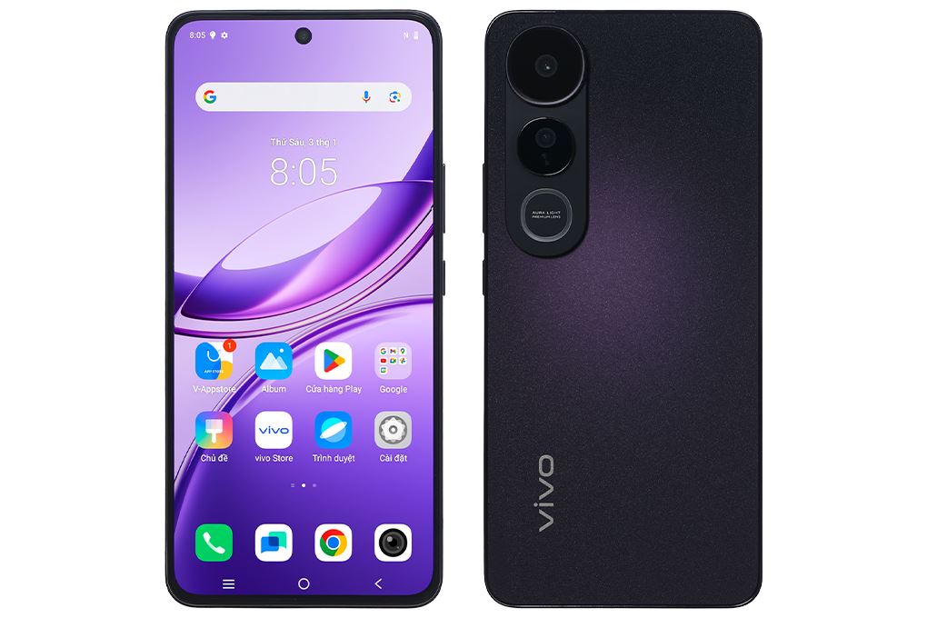 Điện thoại vivo V50 Lite 5G 8GB/256GB Màu Đen