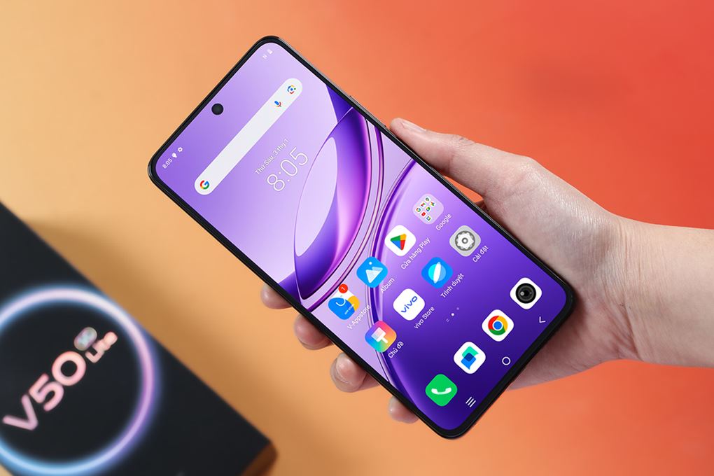 Điện thoại vivo V50 Lite 5G 8GB/256GB Màu Đen