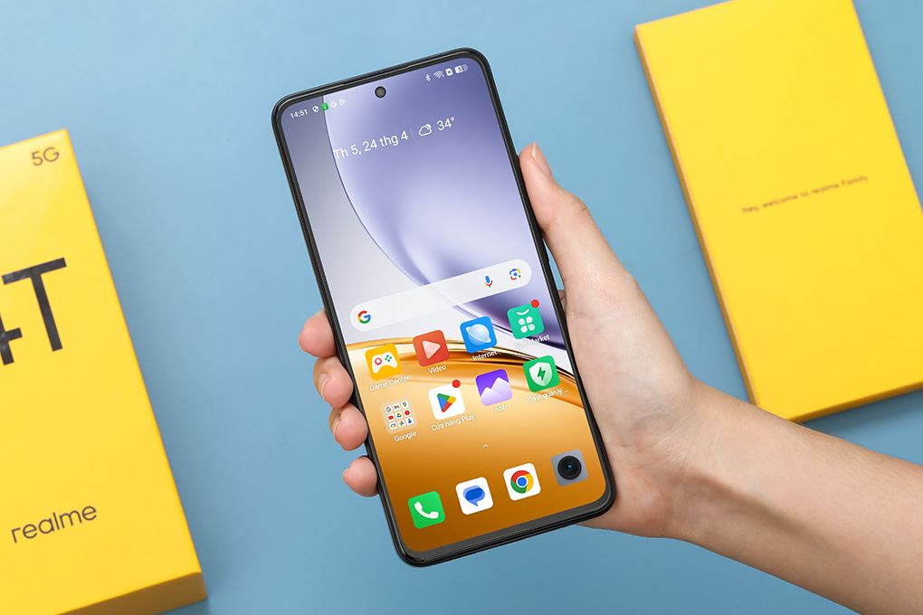 Điện thoại realme 14T 5G 12GB/256GB Màu Đen