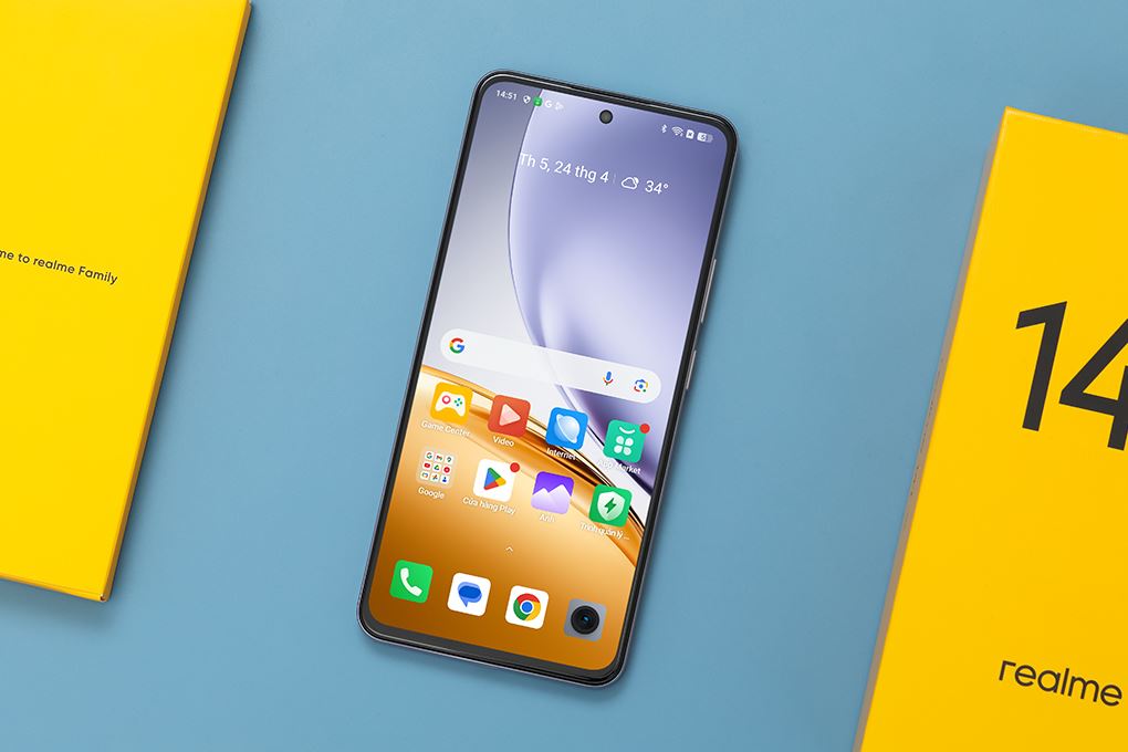Điện thoại realme 14T 5G 12GB/256GB Màu Tím