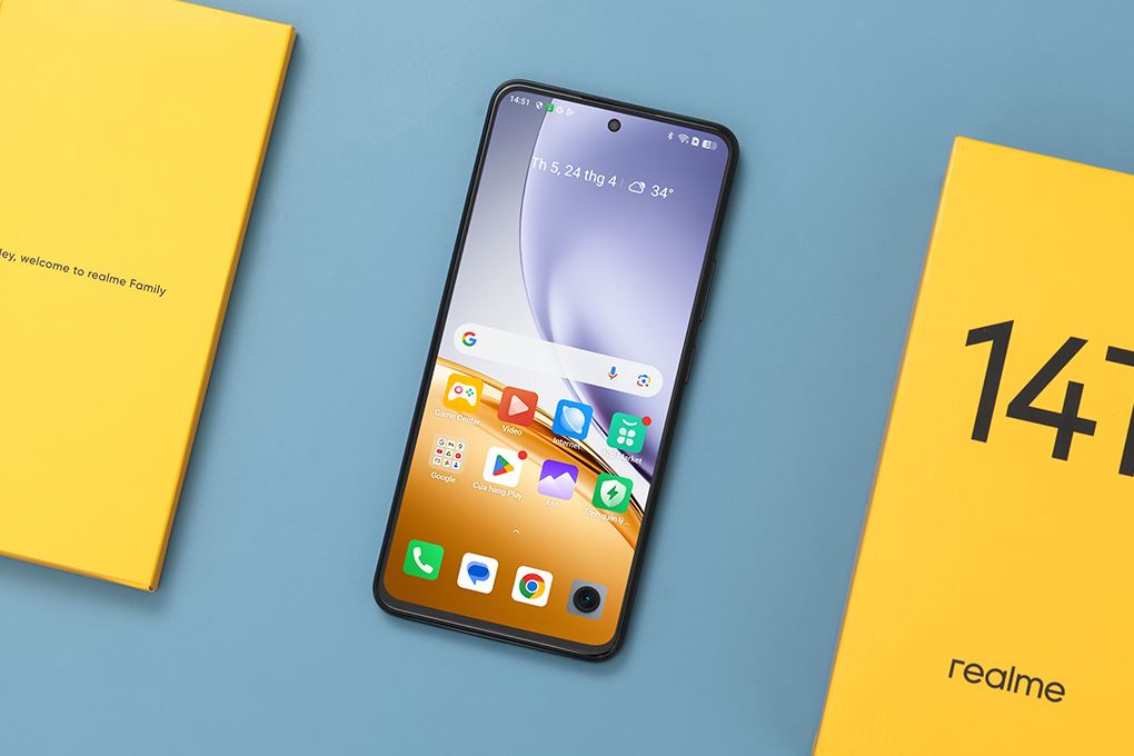 Điện thoại realme 14T 5G 8GB/256GB Màu Đen