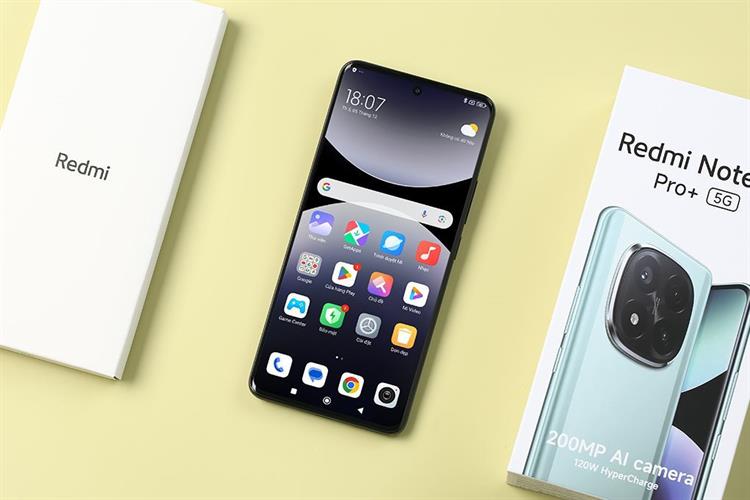 Điện thoại Xiaomi Redmi Note 14 Pro+ 5G 12GB/512GB Màu Đen