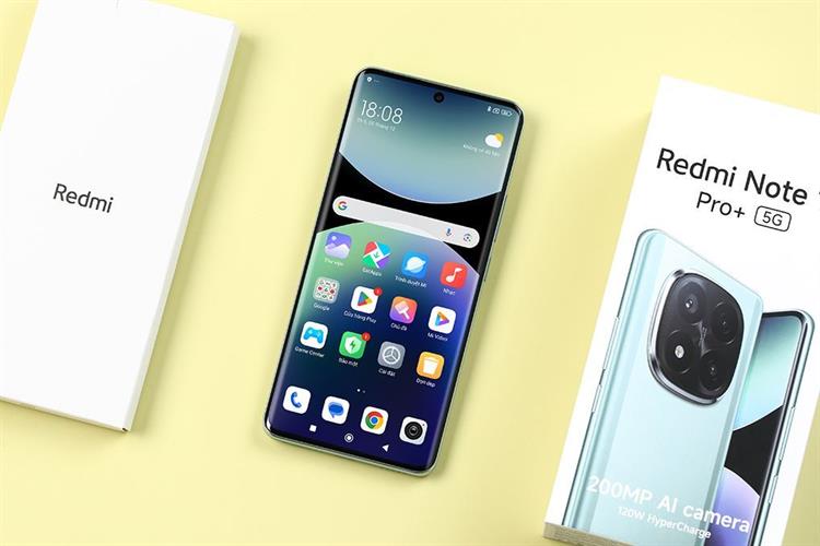 Điện thoại Xiaomi Redmi Note 14 Pro+ 5G 12GB/512GB Màu Xanh Dương