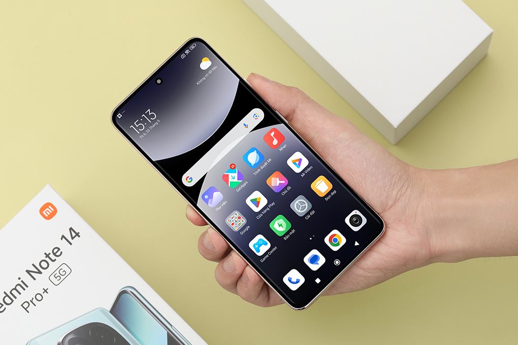 Điện thoại Xiaomi Redmi Note 14 Pro+ 5G 12GB/512GB Màu Vàng