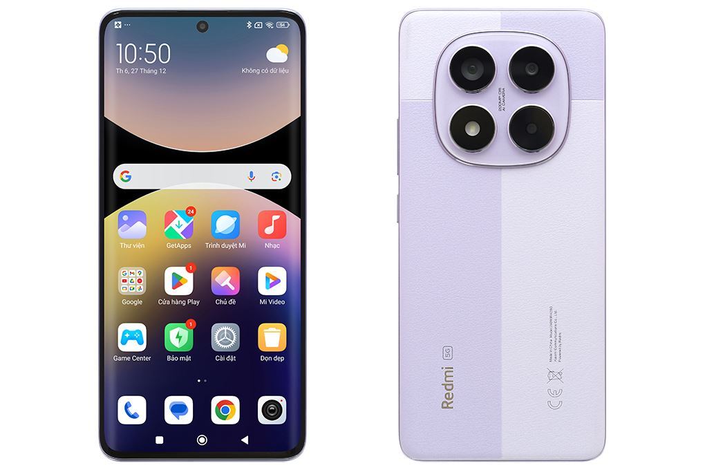 Điện thoại Xiaomi Redmi Note 14 Pro 5G 12GB/512GB Màu Tím