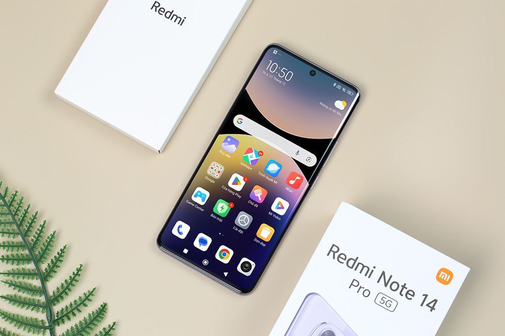 Điện thoại Xiaomi Redmi Note 14 Pro 5G 12GB/512GB Màu Tím