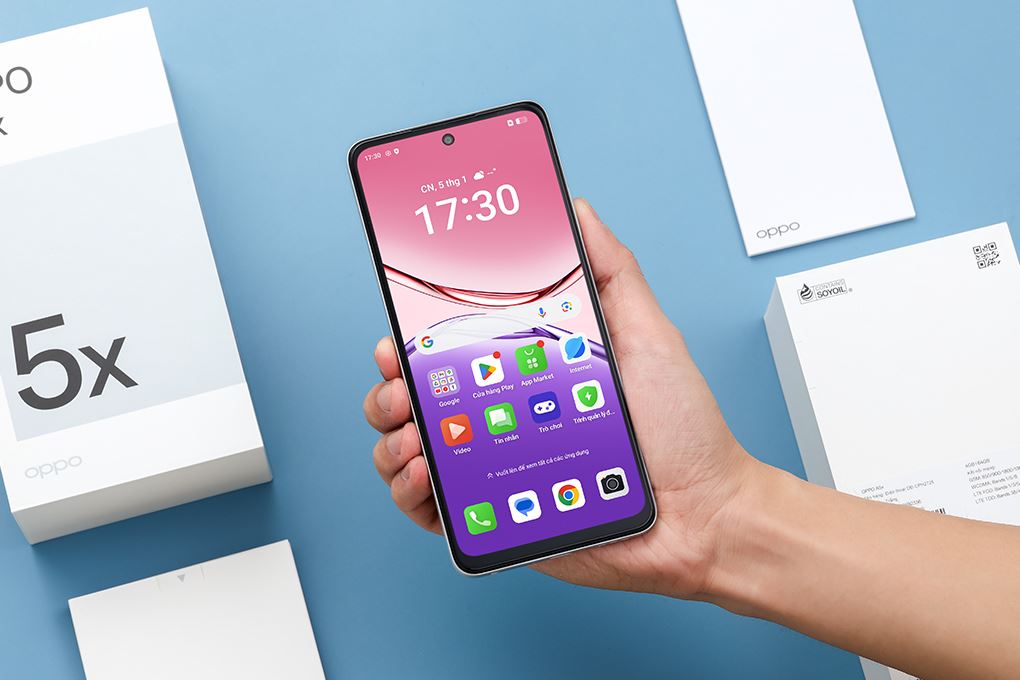 Điện thoại OPPO A5x 4GB/128GB Màu Trắng