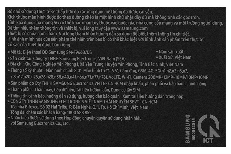 Điện thoại Samsung Galaxy Z Fold7 5G 12GB/256GB Màu Xám