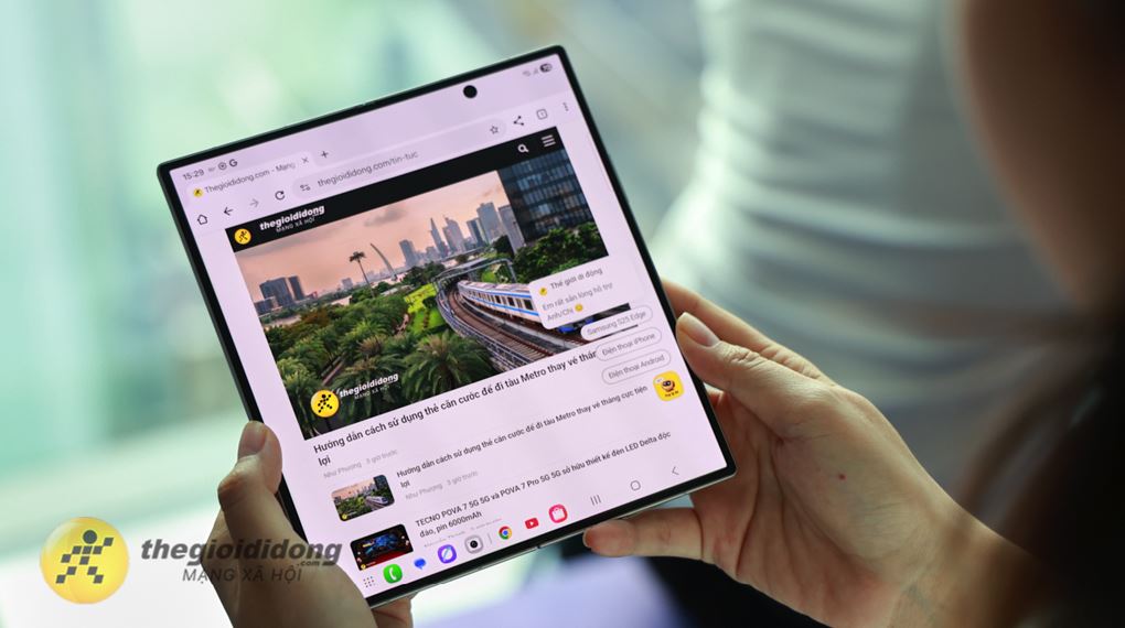 Samsung Galaxy Z Fold7 5G 12GB/512GB - Trải nghiệm sử dụng Samsung Galaxy Z Fold7 5G 12GB/512GB - Trải nghiệm sử dụng