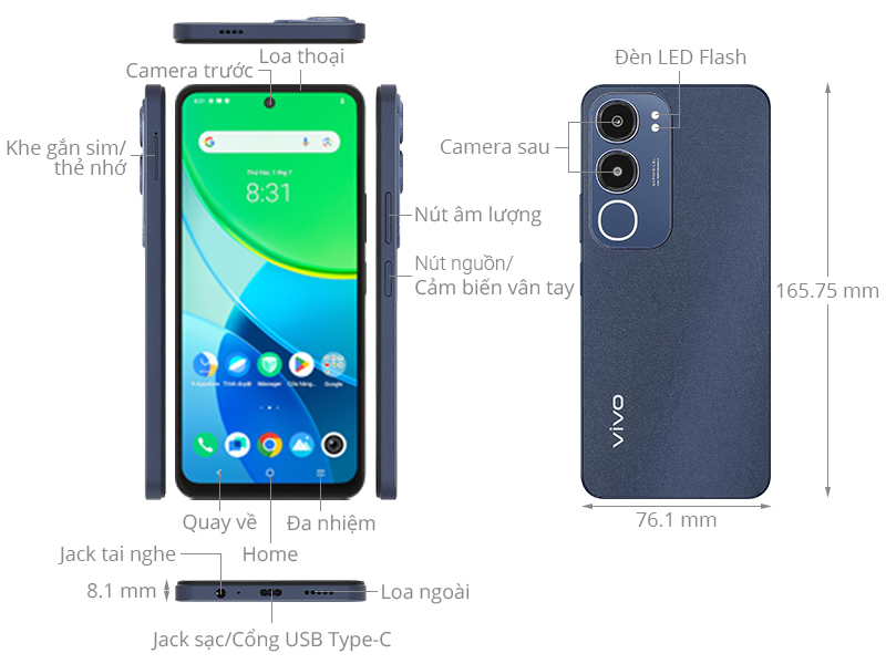 vivo Y19s Pro 8GB/128GB