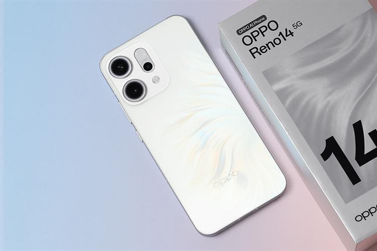 Điện thoại OPPO Reno14 5G 12GB/512GB Màu Trắng