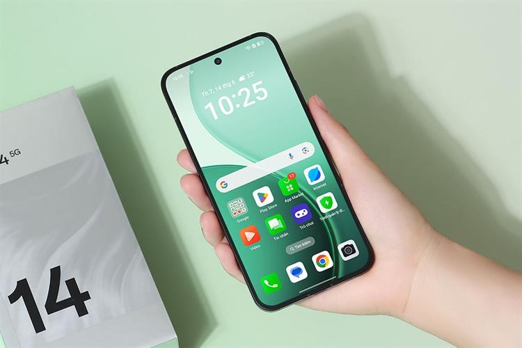 Điện thoại OPPO Reno14 5G 12GB/256GB Màu Xanh lá