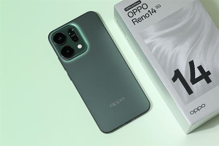 Điện thoại OPPO Reno14 5G 12GB/256GB Màu Xanh lá