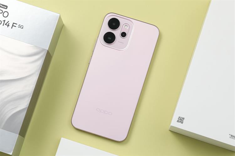 Điện thoại OPPO Reno14 F 5G 12GB/256GB Màu Hồng