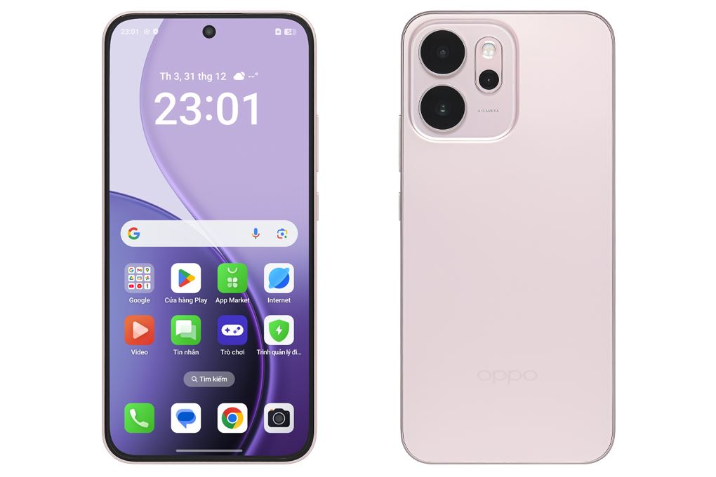 Điện thoại OPPO Reno14 F 5G 12GB/512GB Màu Hồng