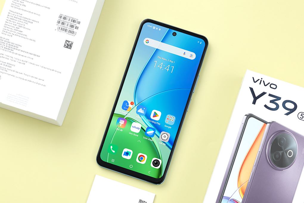 Điện thoại vivo Y39 5G 8GB/256GB Màu Xanh Dương