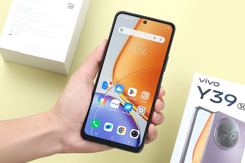Điện thoại vivo Y39 5G 8GB/256GB Màu Tím