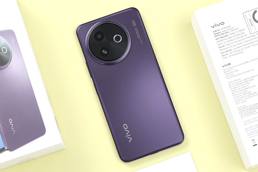 Điện thoại vivo Y39 5G 8GB/128GB Màu Tím