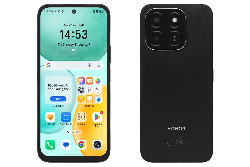 Điện thoại HONOR X6c 6GB/256GB Màu Đen